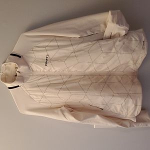 Craft high visibility, cold temperature, running jacket